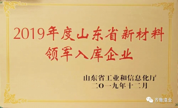 再傳捷報：齊魯漆業榮膺山東省新材料領軍入庫企業